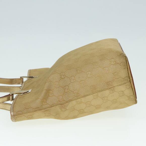 GUCCI GG Canvas Shoulder Bag Gold Tone Gold 0021099 - Picture 5 of 12